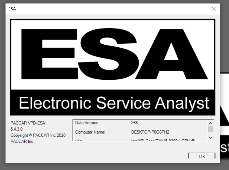 PACCAR Electronic Service Analyst 5.4.3.0 SW files 27.03.2021 software trucks https://www.ecuforcetruck.com/product/paccar-electronic-service-analyst-5-4-3-0-sw-files-27-03-2021/ Electronic analyst Paccar Electronic Service Analyst 5.4.3.0 is a diagnostic tool that is used for vehicle diagnostics and firmware updates. The application provides data exchange between the PC and Vehicle controller. The Electronic Service Analyst (ESA) is a PC-based diagnostic tool similar to CAT ET or Cummins INSITE. ESA communicates over a Data Link Adapter to the NAMUX components. A technician can use ESA to detect fault codes in the components, verify and troubleshoot new electronic instrumentation functionality, flash the control unit, program parameters, and diagnose the root cause of the problems.