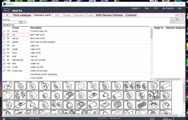 MAN MANTIS v666 EPC [09.2021] Spare Parts Catalog - Image 2