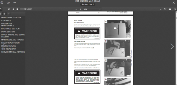 SERVICE MANUAL BOBCAT 231 SMS - Image 2