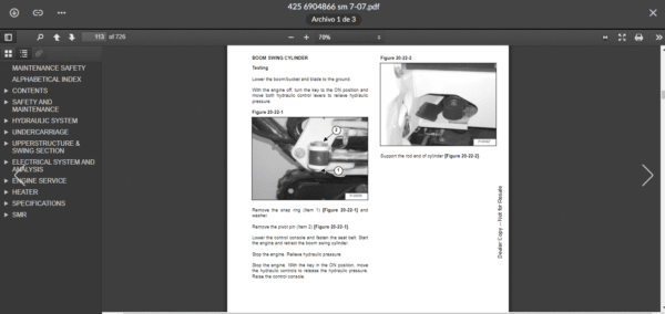 SERVICE MANUAL BOBCAT 425-428 sms - Image 4