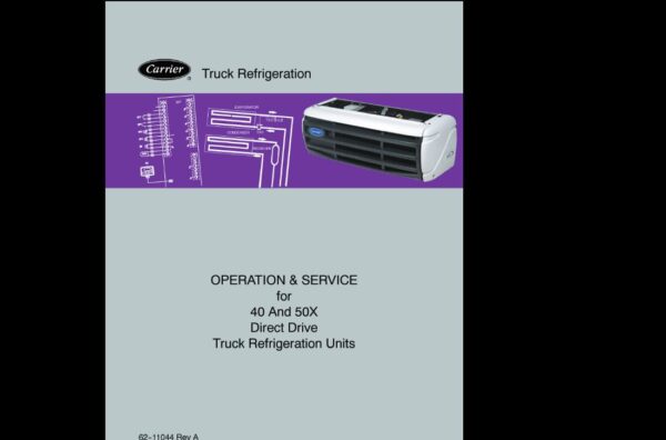 SERVICE MANUAL Carrie 40 and 50 X