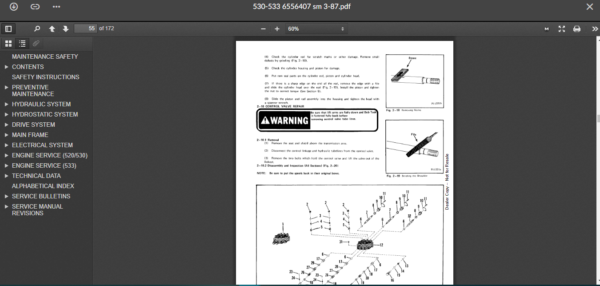 SERVICE MANUAL BOBCAT  530-533 sms - Image 2