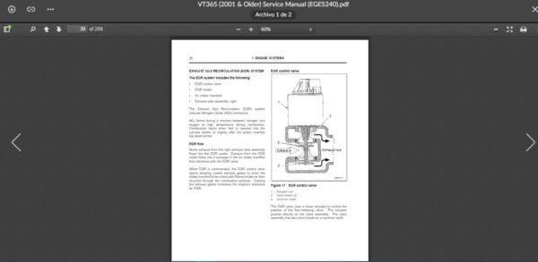 SERVICE MANUAL INTERNATIONAL ENGINE  VT365 (2003 & Older) - Image 3
