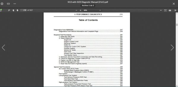 SERVICE MANUAL International Engines N13 - Image 2
