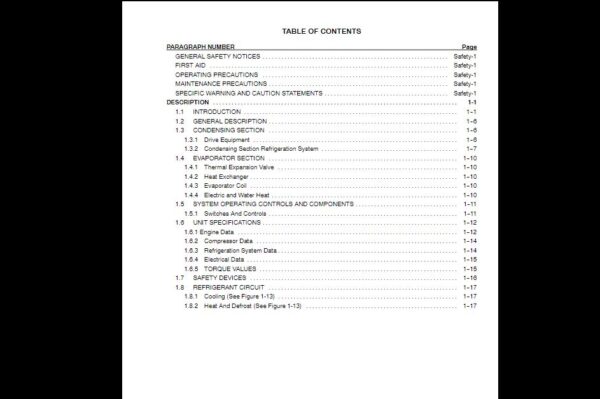 SERVICE MANUAL   Carrie Supra 550 650 750 850 950 - Image 3