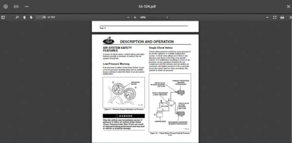 SERVICE MANUAL MACK  Air & Brakes system - Image 5