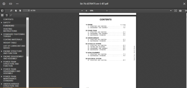 SERVICE MANUAL BOBCAT 56-76 sms - Image 3