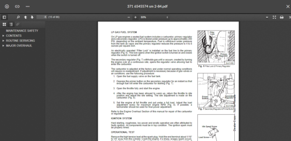 SERVICE MANUAL BOBCAT 371 SMS - Image 4