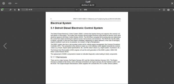 SERVICE MANUAL DETROIT DIESEL EPA 07, EPA 10, GHG 14 TROUBLESHOOTING - Image 4