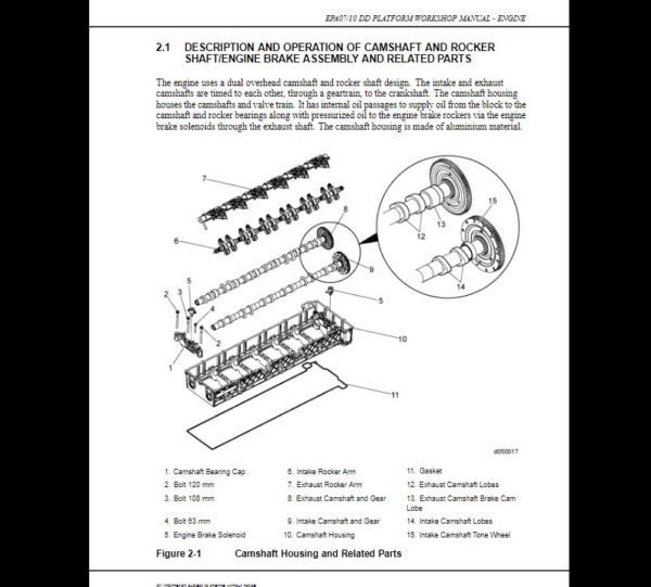 SERVICE MANUAL DETROIT DIESEL DD15 , DD13 Service Workshop Repair Manual - Image 6