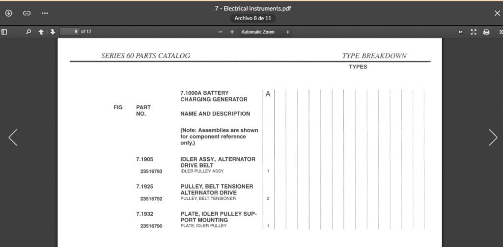 Detriot Service Routine SERVICE MANUAL DETROIT 1995 SER 60 PARTS - EcuForce Truck