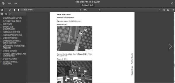 SERVICE MANUAL BOBCAT 435 SMS - Image 6