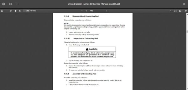 SERVICE MANUAL Detroit Diesel - Series 50 Service Manual (6SE50) - Image 5
