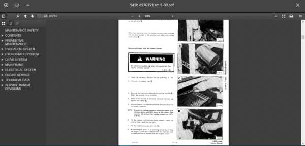 SERVICE MANUAL BOBCAT  542b sms - Image 4