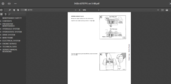 SERVICE MANUAL BOBCAT  542b sms - Image 5